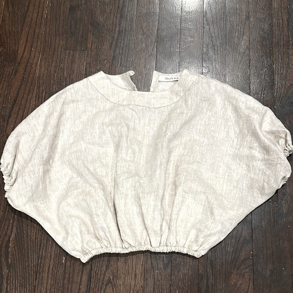 THE FEMM CROP LINEN